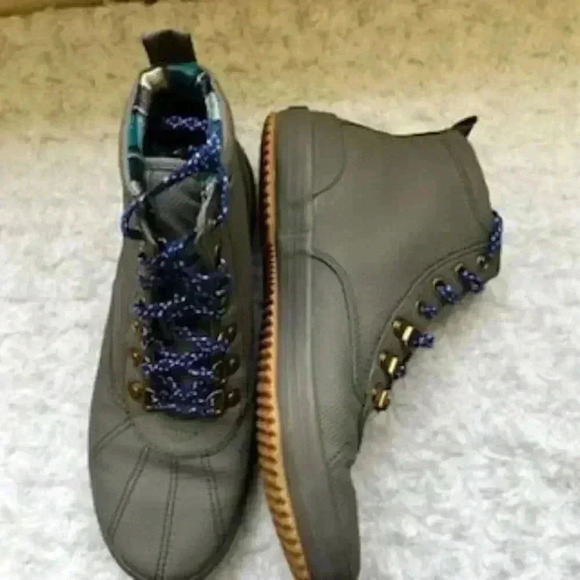 NEW Keds Scout II Matte Gray Water Resistant Rain Shoes Women’s Sz 8 NWOB - Picture 1 of 10